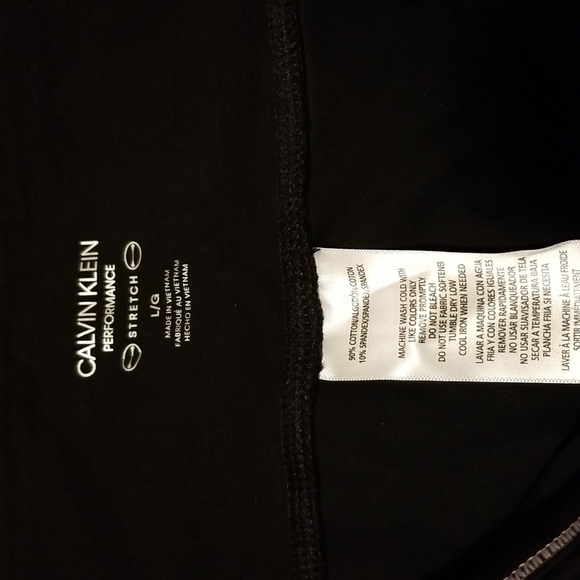 Calvin Klein tights. Black and pink stretch - Picture 2 of 4